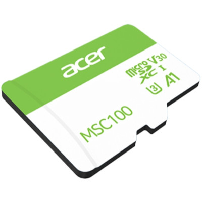 Memory card SD Micro 64GB Acer MSC100 SDXC C10/U3/V30/A1, Retail Memory card SD Micro 64GB Acer MSC100 SDXC C10/U3/V30/A1, Retail