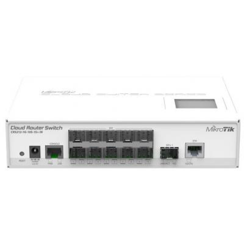 Комутатор Mikrotik CRS212-1G-10S-1S+IN (1x1G, 1xSFP+, 10хSFP, L3)