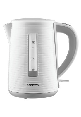 Електрочайник Ardesto EKL-F17WG 1.7л/2150Вт/strix контроль/колір білий + сірий