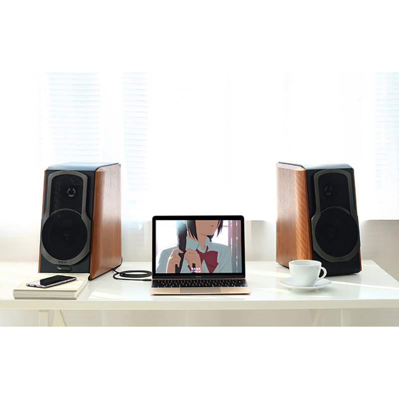 Кабель AUX 3.5мм TRS - RCAx2 M/M 5.0м UGREEN AV102 Чорний