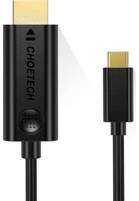Кабель USB 3.1 Type-C M - HDMI M, 3.0m Thunderbolt 3 чорний Choetech