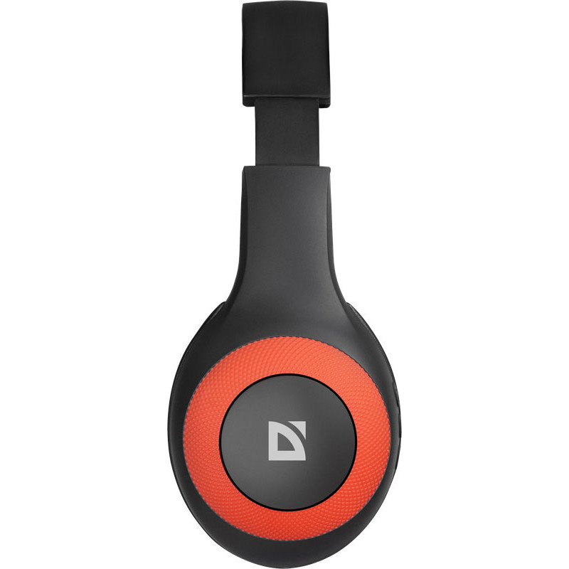 Навушники з мікрофоном Defender FreeMotion B575 Bluetooth, чорно-червоні
