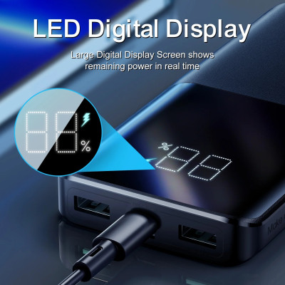 УМБ Joyroom 10000mAh 22,5W PD,QC3.0, 2xUSB-A, USB-C In/Out, Micro USB in, Black УМБ Joyroom 10000mAh 22,5W PD,QC3.0, 2xUSB-A, USB-C In/Out, Micro USB in, Black