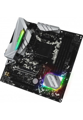 ASRock B450M STEEL LEGEND/REF (AM4/B450, 4*DDR4, 2xPCIex16, DP, HDMI, 4xSATAІІІ, 2xM.2, GLan, 8ch,