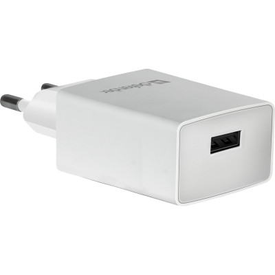 Зарядний пристрій 1xUSB 2.1A UPA-21 білий Defender