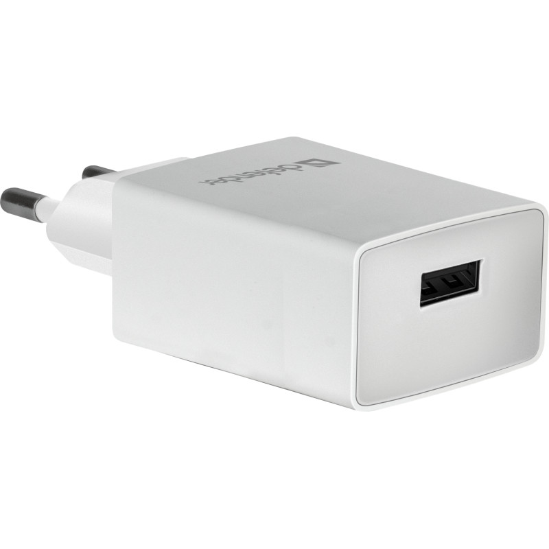 Зарядний пристрій 1xUSB 2.1A UPA-21 білий Defender