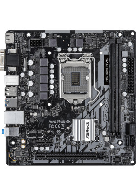 ASRock H510M-HVS (1200/H510, 2*DDR4, 1xPCIex16, HDMI/VGA, 4xSATAІІІ, GLan, 7.1ch, mATX)