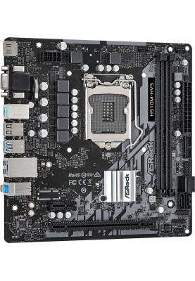 ASRock H510M-HVS (1200/H510, 2*DDR4, 1xPCIex16, HDMI/VGA, 4xSATAІІІ, GLan, 7.1ch, mATX)