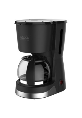 Кавоварка BROCK CM 1501 SS крапельна/ 1.5л/ 915-1080 Вт/ мелена/ чорнa