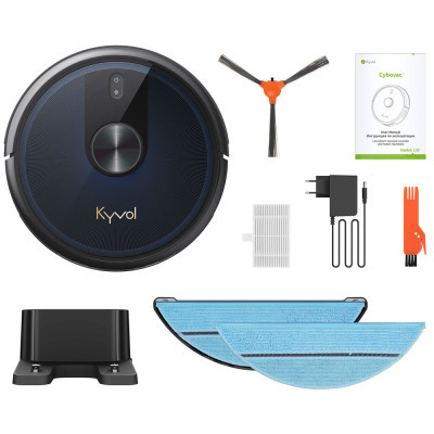 Робот пилосос Kyvol Cybovac L30 Lidar/210ml+210ml/2600 mA/2500 pa/Google Assistant,Amazon Alexa Робот пилосос Kyvol Cybovac L30 Lidar/210ml+210ml/2600 mA/2500 pa/Google Assistant,Amazon Alexa