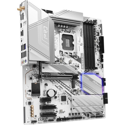 AsRock Z890 PRO RS WIFI WHITE (1851/Z890, 4*DDR5, PCIex16, HDMI/DP/TB4, 4xSATA, 4xM.2, 2.5Glan, 7.1c AsRock Z890 PRO RS WIFI WHITE (1851/Z890, 4*DDR5, PCIex16, HDMI/DP/TB4, 4xSATA, 4xM.2, 2.5Glan, 7.1c