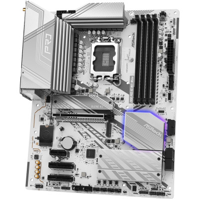 AsRock Z890 PRO RS WIFI WHITE (1851/Z890, 4*DDR5, PCIex16, HDMI/DP/TB4, 4xSATA, 4xM.2, 2.5Glan, 7.1c AsRock Z890 PRO RS WIFI WHITE (1851/Z890, 4*DDR5, PCIex16, HDMI/DP/TB4, 4xSATA, 4xM.2, 2.5Glan, 7.1c