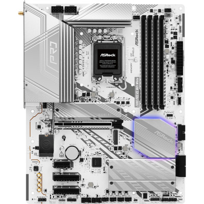 AsRock Z890 PRO RS WIFI WHITE (1851/Z890, 4*DDR5, PCIex16, HDMI/DP/TB4, 4xSATA, 4xM.2, 2.5Glan, 7.1c AsRock Z890 PRO RS WIFI WHITE (1851/Z890, 4*DDR5, PCIex16, HDMI/DP/TB4, 4xSATA, 4xM.2, 2.5Glan, 7.1c