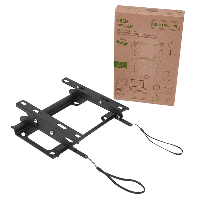 Кріплення для телевізора Simpler 22-43" похилий від KSL 28EN