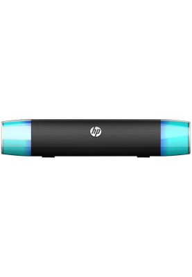 Акустична система 2.0 HP DHE-6010, 3,5мм + USB, 6Вт, Sound Bar LED RGB