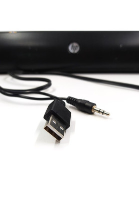 Акустична система 2.0 HP DHE-6010, 3,5мм + USB, 6Вт, Sound Bar LED RGB