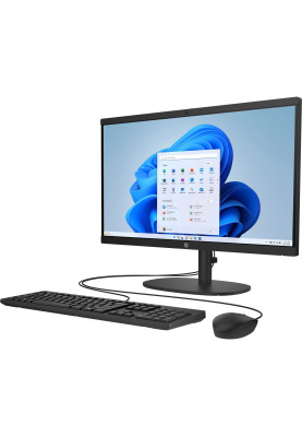 Моноблок 21.5" HP 22-dg0001ua AiO i3-N300/8Gb/SSD512Gb/WiFi/Cam/K&M/DOS/Jet Black