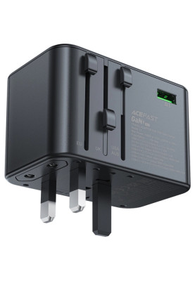Зарядний пристрій 5xUSB 75W (3xUSB-C + 2xUSB-A) Gan Z1 Fast Charger Acefast