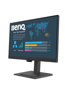 TFT 27" BenQ BL2790QT, IPS, QHD, 75Hz, HDMI, DP, DP-out, USB-C, HAS, USB-hub, колонки, чорний