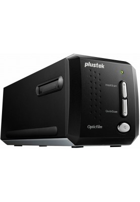 Сканер Plustek OpticFilm 8200i SE (7200dpi, 48 bit, LED, швидк. 36 сек, плівк.слайд-сканер, чорний)