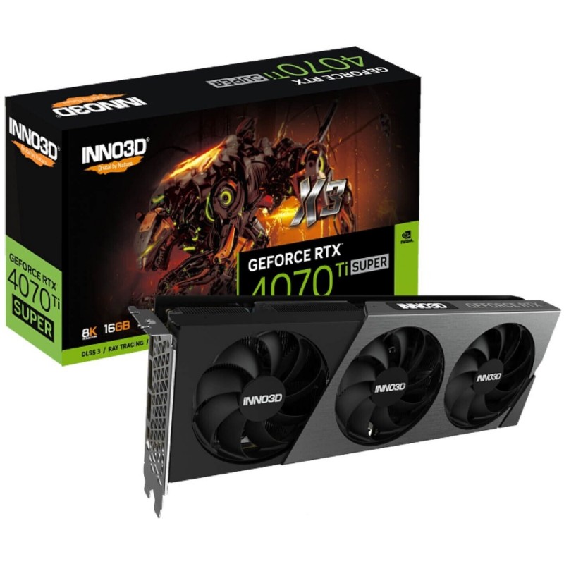 GeForce RTX4070 Ti Super Inno3D X3 OC, 16GB GDDR6X, 256bit, PCI Express