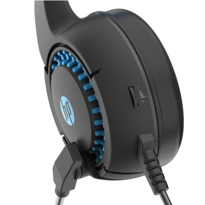 Навушники з мікрофоном HP DHE-8011UM Gaming, Blue LED, Black