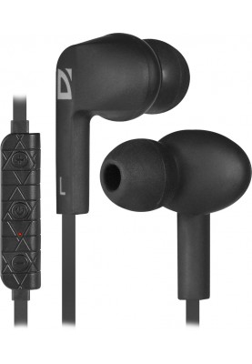 Навушники з мікрофоном Defender FreeMotion B675 Bluetooth, вставки, чорні