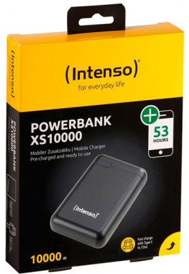 Повербанк Intenso XS10000 3.1A 10000mAh, USB-C OUT чорна