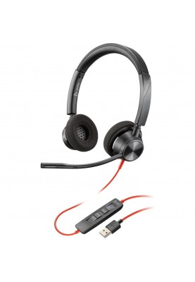 Гарнітура Poly BlackWire C3320 M USB-A HS Stereo