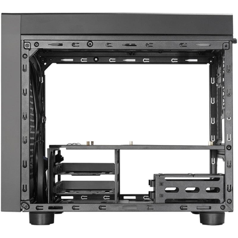 Корпус Chieftec THE CUBE CI-03B-OP, без БЖ, fan 20cm, mATX, Black