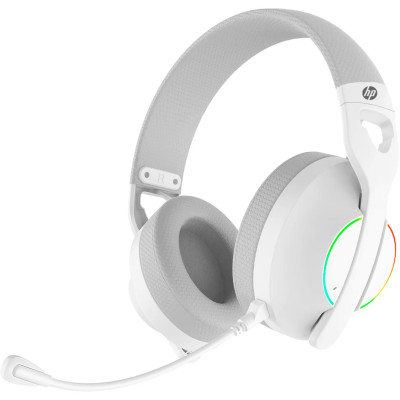 Гарнітура HP DHE-8003U Gaming, 3,5мм+USB, RGB, White