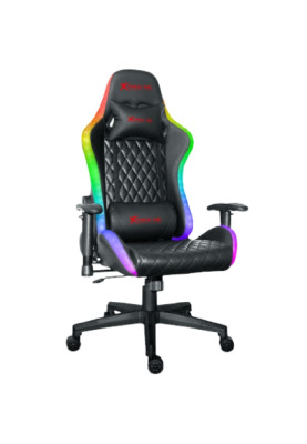 Крісло ігрове XTRIKE ME Advanced Gaming Chair GC-907, 50мм, RGB, чорно-червоне