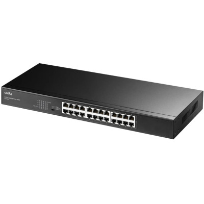 Комутатор Cudy GS1024L, 24 портовий Gigabit Metal Switch, 19" RM Комутатор Cudy GS1024L, 24 портовий Gigabit Metal Switch, 19" RM
