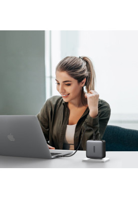 Зарядний пристрій 4xUSB 100W (3xUSB-C+USB-A) Gan Tech Fast GAN Charger чорний CD226 Ugreen