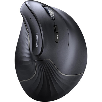Мишка UGREEN 2.4GHz MU008, бездротова, 4000dpi., 4кн.,Silence Design, Чорна Мишка UGREEN 2.4GHz MU008, бездротова, 4000dpi., 4кн.,Silence Design, Чорна
