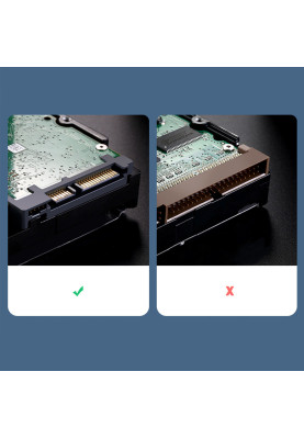 Перехідник USB 3.0 Type-А --> SATA III (F), чорний,CM257 UGREEN
