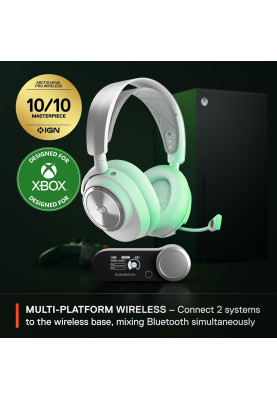 Ігрова гарнітура SteelSeries Arctis Nova Pro Wireless X White XBOX/PC/PS/SW/MAC/MOB