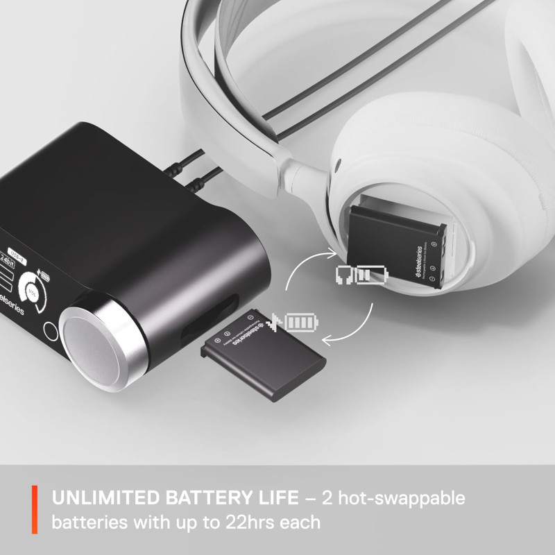 Ігрова гарнітура SteelSeries Arctis Nova Pro Wireless X White XBOX/PC/PS/SW/MAC/MOB