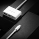 Перехідник USB 3.1 Type C --> HDMI + VGA MM123 UGREEN Білий