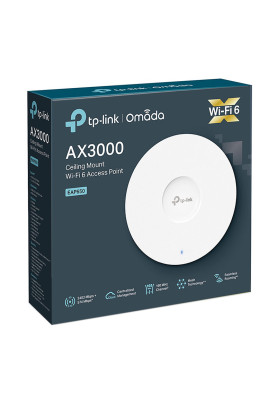 Точка доступу TP-Link EAP650 AX3000, 1xGE LAN, PoE, Passive PoE