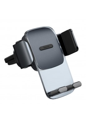 Автомобільне кріплення для смартфона 4.7-6.7" Gravity Control Clamp (На решітку) Baseus Чорне
