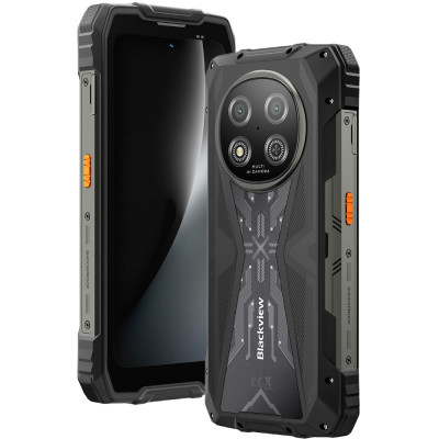 Смартфон Blackview ROCK 2 6.67" HD+ /8GB/256GB/ T8100 /15000mAh / 16+13Мп /IP69K/Black