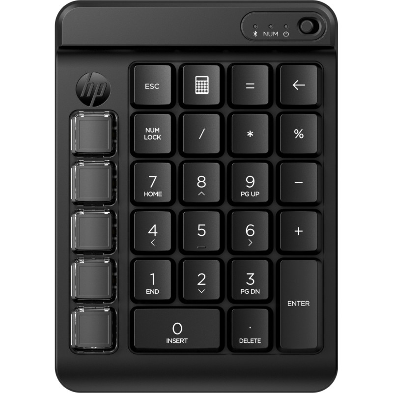 Клавіатура бездротова HP 435 Programmable цифрова, чорна Клавіатура бездротова HP 435 Programmable цифрова, чорна