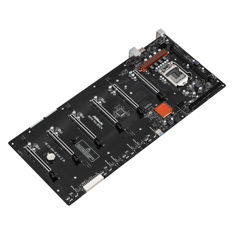 Материнська плата ASRock H510 Pro BTC+ (1200/H510, DDR4, 6xPCIex16, HDMI, 1xSATAІІІ, M.2, GLan, 501мм*224мм)