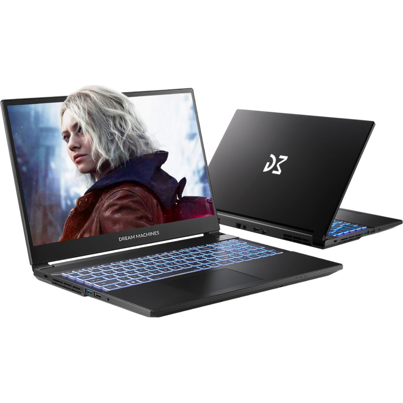 Ноутбук Dream Machines RG5050-15UA32 15.6” FHD 144Hz/i5-13420H/32 GB/SSD 1TB/RTX5050/GLAN/DOS (RG5050-15UA32)