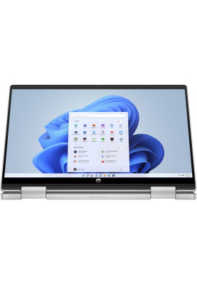 Ноутбук HP Pavilion x360 14-ek2010ua 14"FHD IPS Ts,300n/Core7-150U(5.4)/16Gb/SSD512Gb/Intl Gr/DOS/Сріблястий (A0NB3EA)