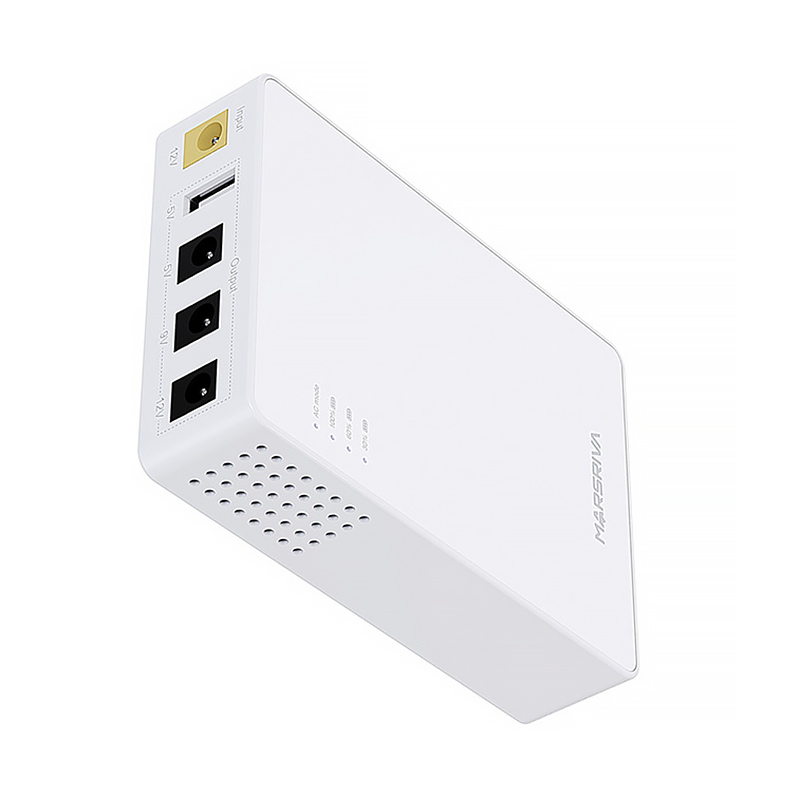 ДБЖ Marsriva DC UPS для роутерів KP3 3xDC+USB OUT 5V/9V/12V, 2А/18W, 10000mAh (37Wh) Li-ion