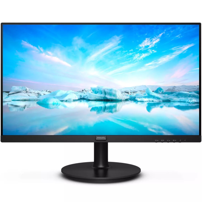 TFT 23.8" Philips 241V8LAB, VA, 100Hz, 1ms, VGA, HDMI, колонки, чорний