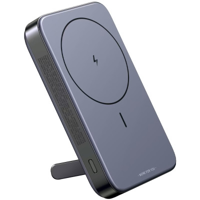 УМБ Ugreen Magnetic Wireless 10000 mAh 20W PD3.0/QC3.0 USB-A, USB-C In/Out (PB206) сірий