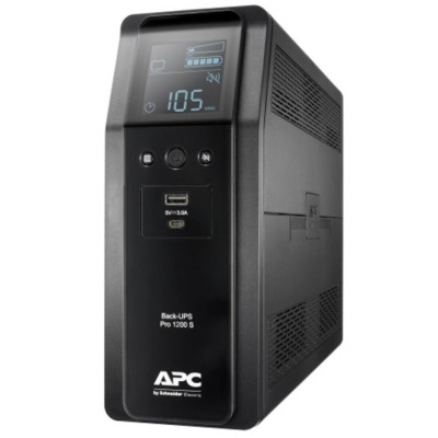 ДБЖ APC Back UPS Pro S 1200VA/720W, LCD, USB, 6+2 C13, (BR1200SI)